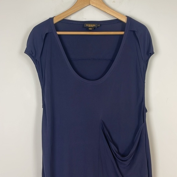 Diesel black gold navy blue shift dress size xxs - Picture 3 of 8